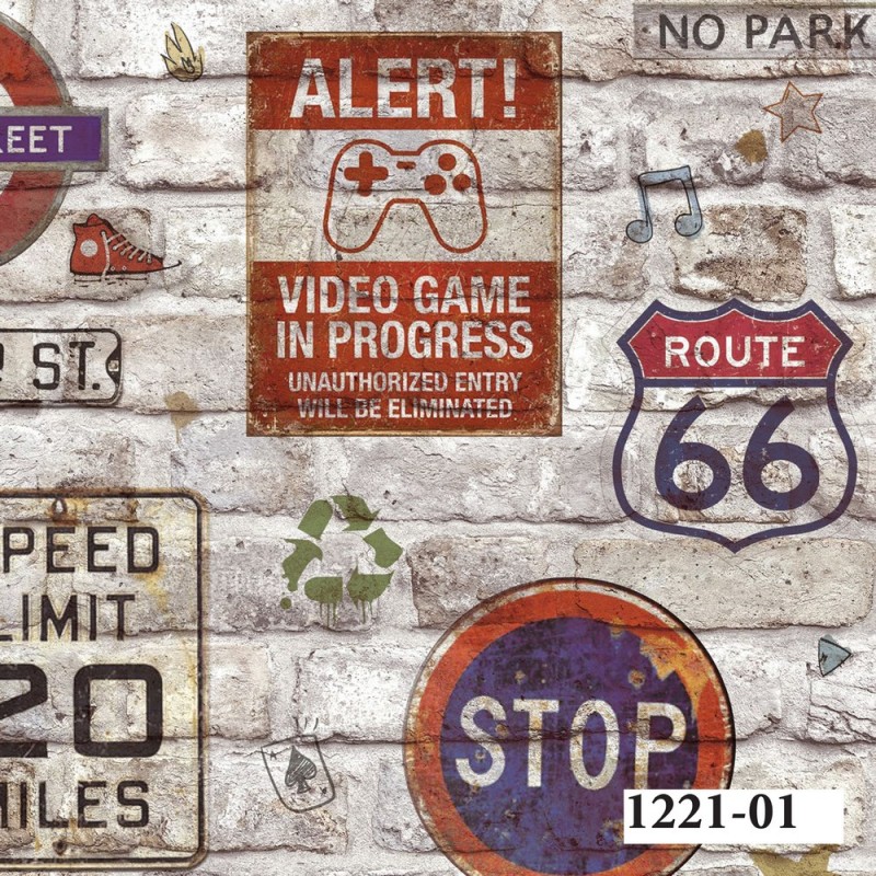 1221-01 Deco Junior Duvar Kağıdı ile Çocuk Odalarına Renkli Hayaller Katın