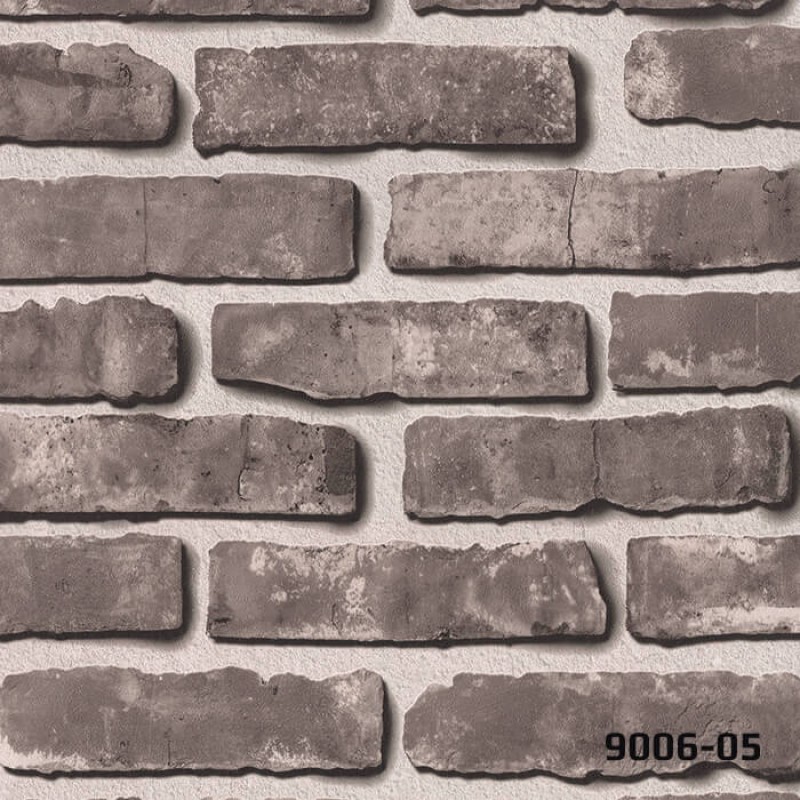 9006-05 Deco Stone Duvar Kağıdı ile Taş Dokulu Şıklık 9006-05 Deco Stone Duvar Kağıdı ile Taş Dokulu Şıklık