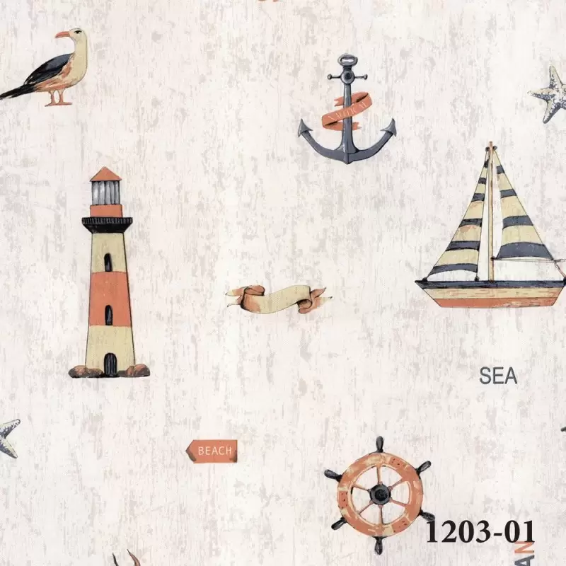 1203-01 Deco Junior Duvar Kağıdı ile Çocuk Odalarına Renkli Hayaller Katın