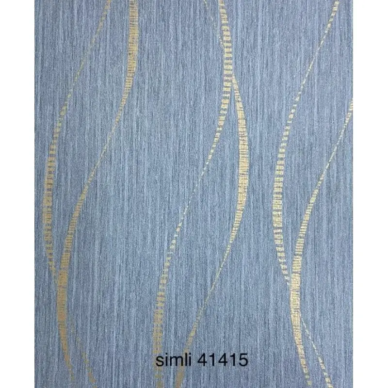 41415 Model Benzersiz Tasarımlı Royal Black Duvar Kağıdı