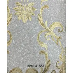 41551 Model Benzersiz Tasarımlı Royal Black Duvar Kağıdı