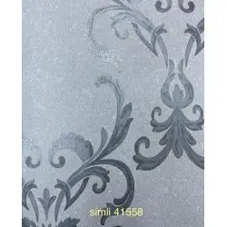 41558 Model Benzersiz Tasarımlı Royal Black Duvar Kağıdı